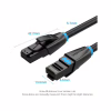 Патч-корд 1м, UTP cat 6 RJ-45 black Vention (IBKBF) - Image 5