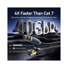 Патч-корд 8м, S/FTP cat 8 RJ-45 black Vention (IKABK) - Image 3