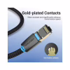 Патч-корд 1м, S/FTP cat 8 RJ-45 COPPER black Vention (IKGBF) - Image 7