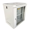 Шкаф настенный GEAR 12U 19" 530x400x600 мм, + полка 19", grey (GWMSN-12U-530-400G) - Image 2