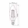 Лампочка Videx Filament C37F 6W E14 3000K 220V (VL-C37F-06143) - Image 3