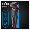Електробритва Braun Series 5 51-R1000s BLACK / RED - Image 6