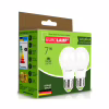 Лампочка Eurolamp LED A60 7W E27 3000K 220V акция 1+1 (MLP-LED-A60-07272(E)) - Image 3