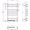Полотенцесушитель Navin Блюз 480x800 (12-006130-4880) - Image 5