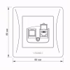 Телефонна розетка Videx BINERA CAT3 (VF-BNSK1TF3-W) - Image 6