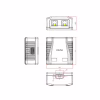 Компьютерная розетка Cablexpert RJ45x2 UTP, cat.6 (NCAC-2U6-01) - Image 4