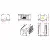 Комп'ютерна розетка Cablexpert RJ45x1 FTP, cat.6 (NCAC-1F6-01) - Image 4