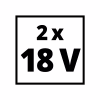 Набор аккумулятор + зарядное устройство Einhell 18V 2x4.0Ah Twincharger Kit (4512112) - Image 5