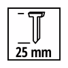 Гвозди Einhell для гвоздозабивателя, 25мм, 3000шт (4137871) - Image 2
