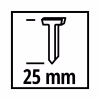Цвяхи Einhell для цвяхозабивача, 25мм, 3000шт (4137871) - Image 2