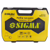Набір інструментів Sigma насадок торцевих та с1/4" 1/2" 114шт CrV (6003781) - Image 10