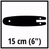 Шина для ланцюгової пили Einhell 15см, 1.0мм (4500163) - Image 2