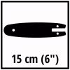 Шина для цепной пилы Einhell 15см, 1.0мм (4500163) - Image 2