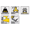 Тележка грузовая Stanley до 200кг, размер платформы 30.5х24см, вес 13,8кг (SXWT-HT523) - Image 3