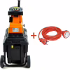Садовый измельчитель GTM MS2800/45 KIT, 220В, 2800Вт, до 45мм, фреза, 60л + подовжувач 10м (MS2800/45_KIT+ext.cord) - Image 2