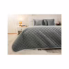 Покривало Руно двостороннє декоративне Velour Dark Grey ромб 150х220 см (360.55_Dark Grey ромб) - Image 4