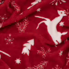 Плед ARDESTO Christmas Flannel 160х200см, 100% полиэстер, олени, красный (ART0126PB) - Image 5