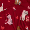 Плед ARDESTO Flannel 160х200см, 100% полиэстер, котики с сердечками (ART0124PB) - Image 3