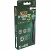 Бритва Bic Flex 3 Hybrid Sensitive с 4 сменными картриджами (3086123644977) - Image 2