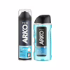 Набор косметики ARKO Men Cool Пена для бритья 200 мл + Гель для душа 260 мл (8690506546717) - Image 2