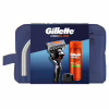 Набор косметики Gillette Бритва ProGlide с 1 сменным лезвием + Гель для бритья Fusion5 200 мл + Подставка + Косметичка (8700216534420) - Image 2