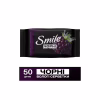 Вологі серветки Smile Чорні з ароматом ожини 50 шт. (4823071670554) - Image 2