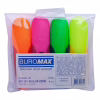 Набор маркеров Buromax highlighter pen, NEON, chisel tip, SET 4 colors (BM.8904-84) - Image 2