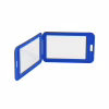 Бейдж Axent вертикальний, PP, 50х85мм, синій (4530-07-A) - Image 2