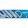 Линейка Maped пластиковая ESSENTIALS, 20см, двухсторонняя шкала, прозрачны (MP.146108) - Image 3