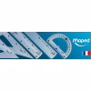 Линейка Maped набор ESSENTIALS Medium, 20см, 4 предмета, прозрачный (MP.242820) - Image 2