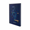 Книга записная Axent UA Единая А5 клетка твердая обложка 96 листов (8455-4-A) - Image 2