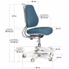 Детское кресло Evo-kids Mio Ergo Lite Dark blue (Y-507 Lite DB) - Image 4