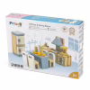 Игровой набор Viga Toys Деревянная мебель для кукол PolarB Кухня и столовая (44038) - Image 4