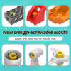 Конструктор Makerzoid Big Building Blocks-Mechanical Engineering Team (MKZ-OBK-MET) - Image 7
