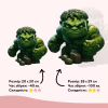 Пазл Ukropchik дерев'яний Супергерой Халк size - M в коробці з набором-рамкою (Hulk Superhero A4) - Image 2