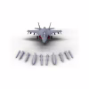 Сборная модель Revell Самолет Lockheed Martin F-35A Lightning II, уровень 4, 1:72 (RVL-03799) - Image 3