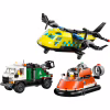 Конструктор LEGO City Ремикс самолета, грузовика и судна на воздушной подушке (60505-) - Image 2
