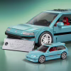 Конструктор Mattel Brick Shop Speed Honda Custom 90 Civic EF (JHF62) - Image 7
