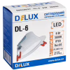 Світильник Delux DL-6 3000К 6Вт 480лм 230В D100мм (90018627) - Image 2