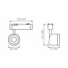 Светильник Videx LA76B 8.5W 4000K 48V Black (VL-TRMS-LA76B) - Image 2