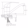 Смеситель TAU SM-2B144C (9843120) - Image 2