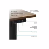 Компьютерный стол OfficePro ODE1670DW Dark Wood/Black (ODE1670DW) - Image 6