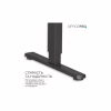 Компьютерный стол OfficePro ODE1670DW Dark Wood/Black (ODE1670DW) - Image 9