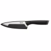 Кухонний ніж Tefal Comfort, 20см, з чохлом, нержавіюча сталь, пластик, чорний (K2213244) - Image 2