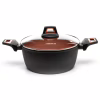 Кастрюля Hölmer кована з кришкою CR-1325-SBMCL Carrot 2,5 л (CR-1325-SBMCL Carrot) - Image 2