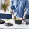 Кастрюля Tefal Air, з кришкою, 3.1л, алюміній, чорний (E2554404) - Image 10