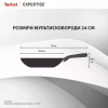 Сковорода Tefal Expertise з кришкою 24см чорний (G3218402) - Image 4