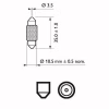 Автолампа Philips 10W (12854 CP) - Image 3