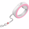 Поводок для собак WAUDOG R-leash светоотражающая лента XS-M до 40 кг 2.9 м розовый (81277) - Image 3