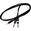 Інсертний кабель RockCable Patch Cable - 2 x TS Jack to TRS MiniJack (1.5m) (RCL 20912 D4) - Image 2